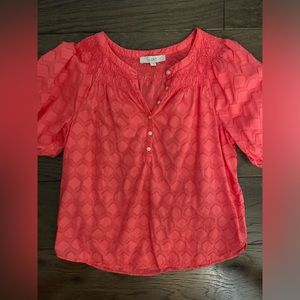 Loft size Medium smocked top